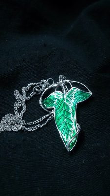 Colgante / Broche Hoja de Lorien