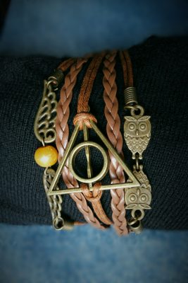Pulsera Harry Potter Snitch marrón