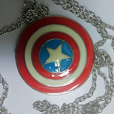 Colgante escudo Capitán América